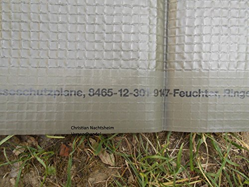 Unterlegplane Nässeschutzplane Elefantenhaut Original Bundeswehr Farbe oliv ca. 2,20 x 1,00 m