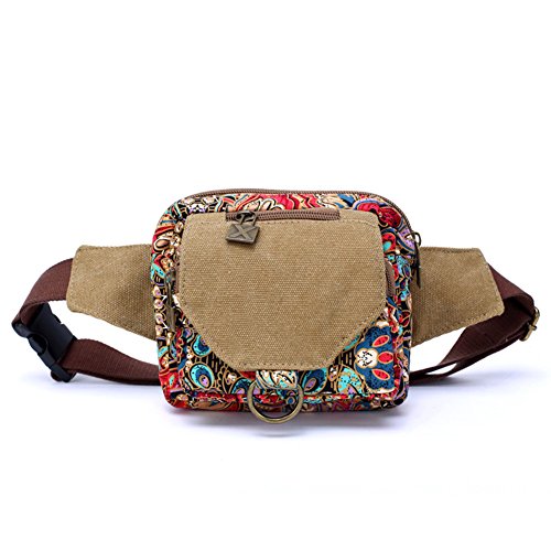 Sport Hüfttasche, Dopobo Gedruckte Printed Segeltuche Süße Tasche mit vielen Sacke