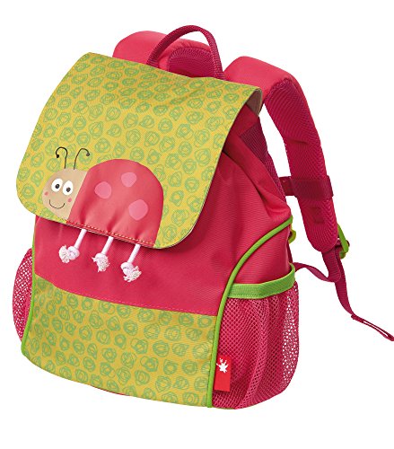 sigikid, Jungen und Mädchen, Rucksack, Käfer, Rosa/Grün, 25024