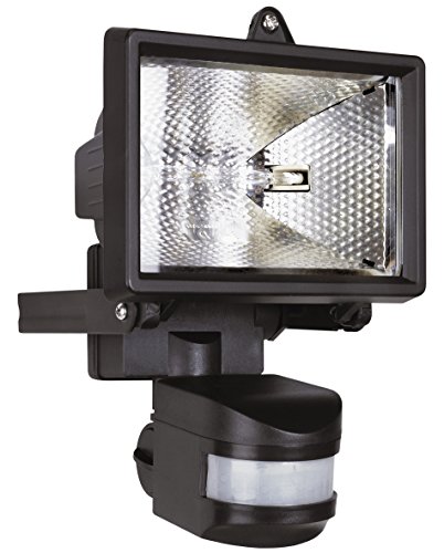 Smartwares ES120 Halogenstrahler mit 110° Bewegungsmelder, 120 W (2250 Lumen), spritzwassergeschützt IP44