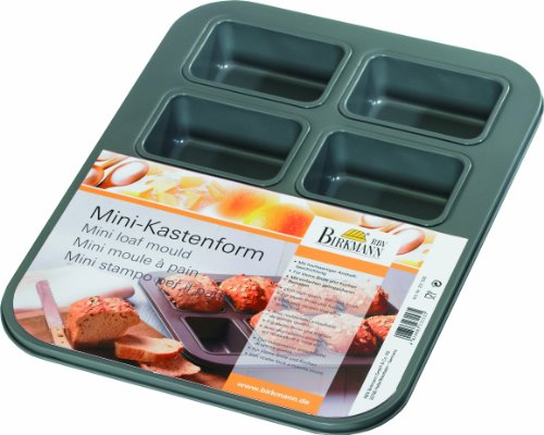 RBV Birkmann 231535 Mini-Kastenform, 8 Formen
antihaft, 9x6x3,5cm, 35x27x4cm