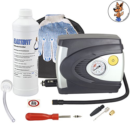 ELASTOFIT Reparaturset Basic Reifen Pannenset Dichtmittel 10 Jahre haltbar