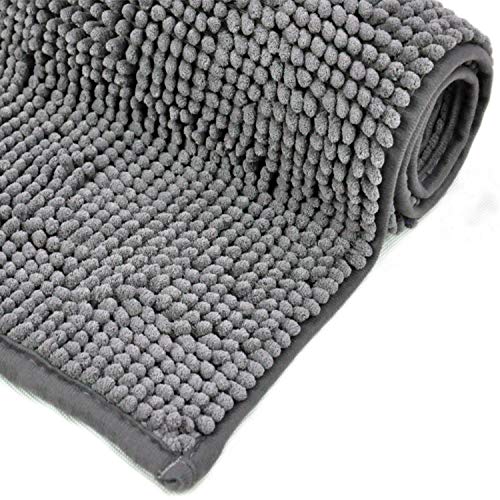 WohnDirect Badematte Rutschfest WC-Vorleger Waschbar Badezimmer 45x45cm MIT WC-Ausschnitt