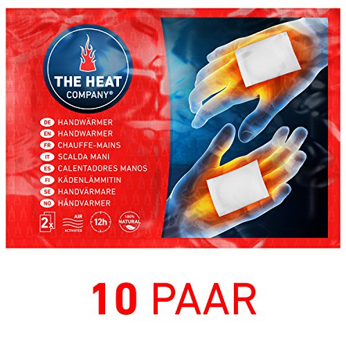 The HEAT company Handwärmer - NEU EXTRA WARM - Wärmekissen 12 Std. Wärmedauer 10 Paar