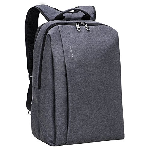SLOTRA Business Laptop Rucksack 17 Zoll für Damen, Herren, Student,geeignet für Schule, Reisen, Outdoor Backpack 47x30x18cm (dunkelgrau)
