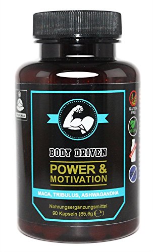 TESTOSTERON BOOSTER | Mit MACA, TRIBULUS, ASHWAGANDHA und ZINK | VEGAN | MADE IN GERMANY