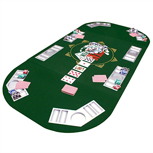 Faltbare Pokertischauflage Poker Tischauflage Pokertisch Casino Pokerauflage 160 x 80 cm