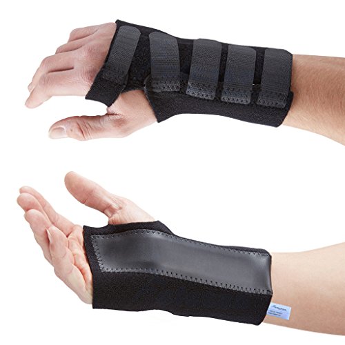 Actesso Fortgeschritten Handgelenkbandage handgelenkschiene mit schiene bandage (Mittelgroß, Rechts)- Sofortige schmerzlinderung für Karpaltunnelsyndrom, handgelenkverstauchungen und handgelenk Arthritis. Medizinisch bewährt