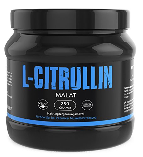 L-CITRULLIN - Malat Pulver | Vegan | Rein | Deutsche Premiumqualität | NO Stickstoff