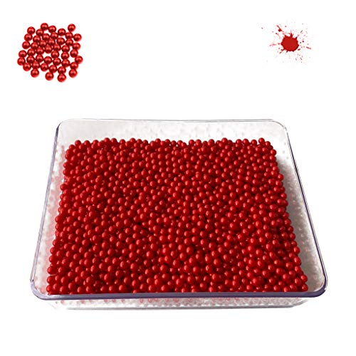 Predator Paintball Kugeln, Cal. 6mm BB für Softair und Paintball Markierer, Premium Munition, Paintballs + Farbauswahl + Mengenwahl (Rot, 1000)