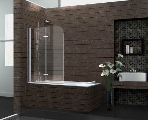 Duschtrennwand BREASE 100 x 140 (Badewanne)