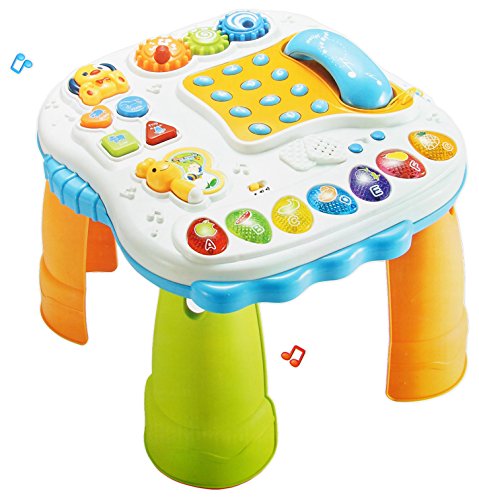 Spieltisch XL mit Melodien und Sounds | Tiergeräusche | Spieltelefon