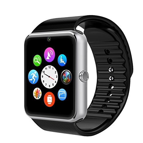 Yamay Bluetooth Smartwatch Uhr Intelligente Armbanduhr Fitness Tracker Armband Sport Uhr mit /Kamera/Schrittzähler/Schlaftracker/Romte Capture Kompatibel mit Android Smartphone