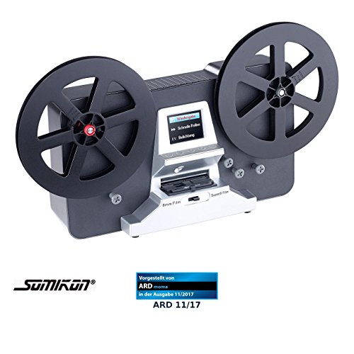 Somikon Filmscanner: HD-XL-Film-Scanner & -Digitalisierer für Super 8 und 8 mm, Stand-Alone (8mm Filmscanner)