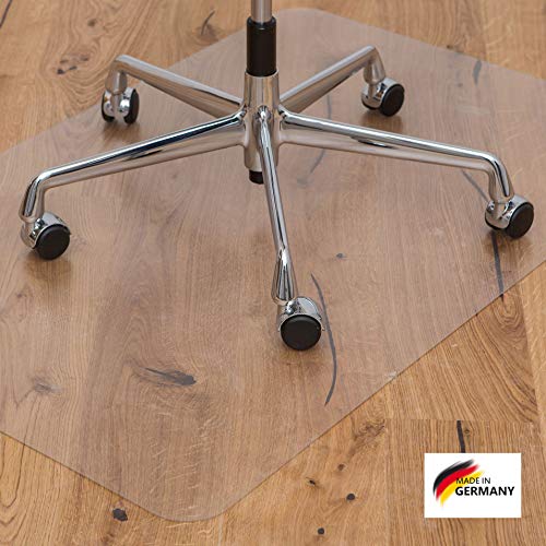 KAISER PLASTIC Bodenschutzmatte | Made-In-Germany | für Hartboden | 90 x 120 cm | aus PET