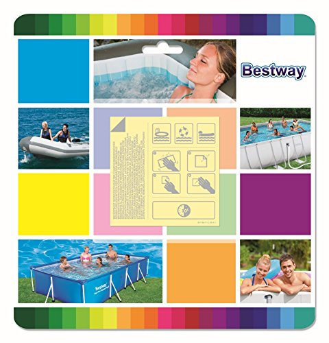 Bestway Reparaturflicken 10 Stück, Wasserfest, Selbstklebend