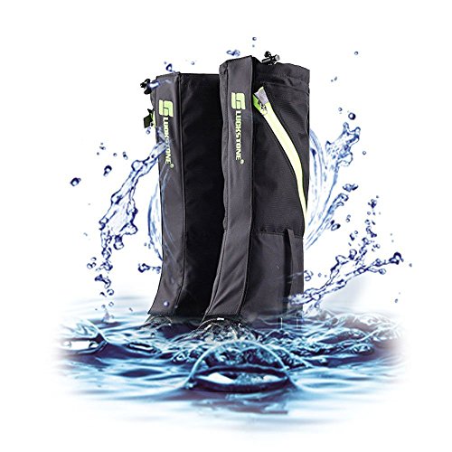 Outdoor Wasserdicht Gamaschen, 2win2buy Atmungsaktiv Bein Schutz Legging Gaiter, gegen Anti Staub Schlamm Schnee zum Wandern, Klettern und Schneewandern