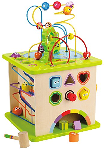 Hape E1810 - Motorikwürfel kleine Tierchen