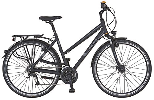 Prophete Alu-Trekking 28', ENTDECKER 7.3 (zul. Gesamtgewicht 170 kg), SHIMANO ACERA 24-Gang Kettenschaltung mit Rapid-Fire-Schalthebel, MAGURA HS 11 hydr. Felgenbremsen, Alu-Trekking-Premium-Rahmen