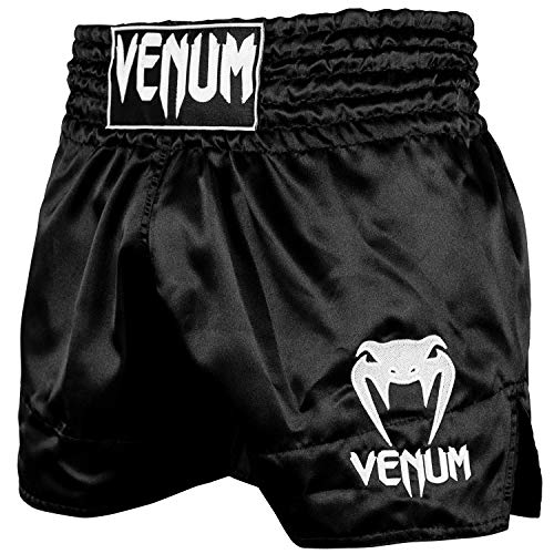 Venum Classic Thaibox Shorts, Schwarz/White, XL