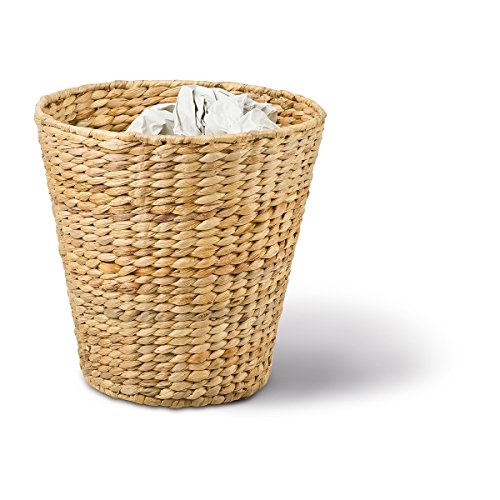 Papierkorb rund, hellbraun, Ø 27cm x H 27cm