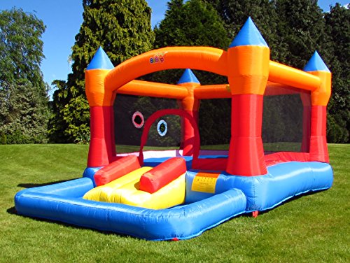 Bebop Turret Ball Pit Kids Großes Garten Aufblasbar Hüpfburg für Kinder