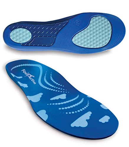 FootActive Soft Walk - Dämpfung, Unterstützung - Laufen wie auf Wolken! - Marken-Einlegesohlen für alle Generationen! -, Blau, 39 - 41 (S)