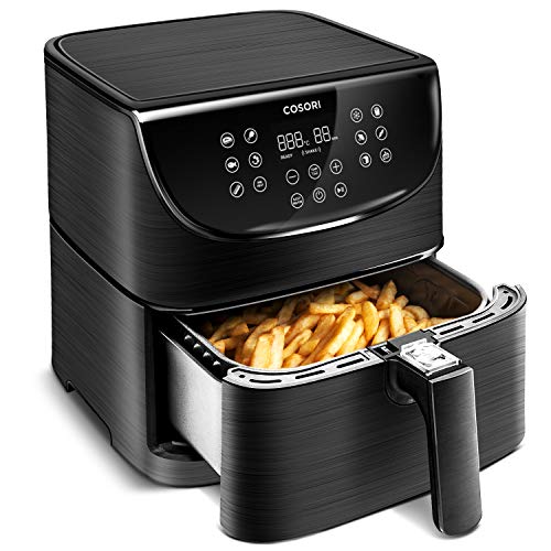 COSORI Heißluftfritteuse Friteuse Heissluft Fritteusen Air Fryer 3,5L, 11 Vor-Programmen, Vorheizen&Warmhalten, digital LED-Touchscreen, Shake-Modus, Ölfrei mit Rezeptheft, 1500W
