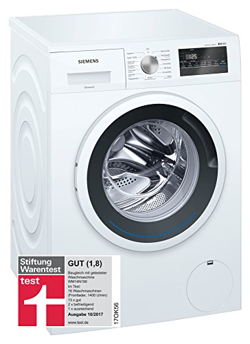 Siemens WM14N140 Waschmaschine Frontlader/A+++ / 1400 UpM/Nachlegefunktion