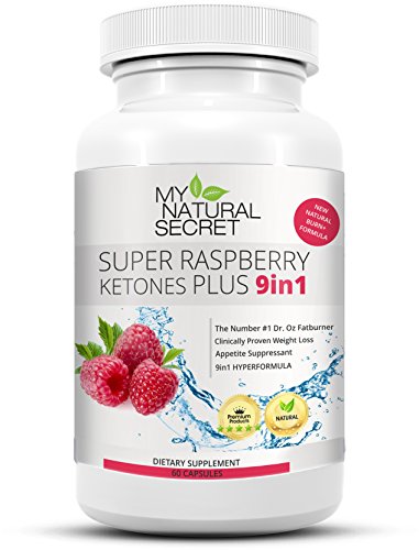Super Raspberry Ketone Plus – Der MyNaturalSecret Bestseller Verbesserte 9in1 Formel mit 100% purem Himbeer Keton Pulver