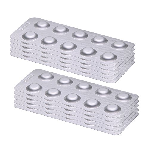 POWERHAUS24 - 100 Rapid Testtabletten 50 x pH-Wert Phenol Red 50 x DPD1 Freies Chlor