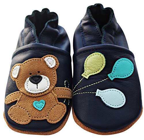 Krabbelschuhe Teddy grau