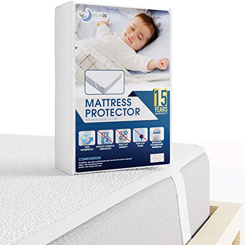 Dreamzie  Matratzenschoner Wasserdicht - Wasserundurchlässige Matratzenauflage - Atmungsaktive Baumwoll Matratzenauflage - Nässeschutz Bett Erwachsene Kinder