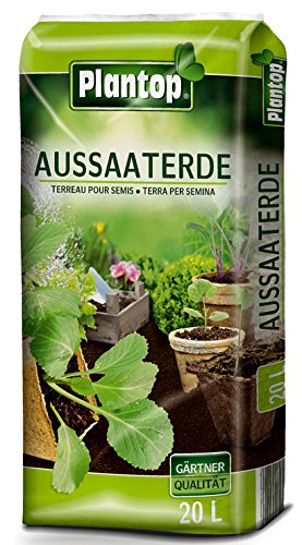 Aussaaterde 20 Liter Plantop Anzuchterde Pikiererde Blumenerde Growerde