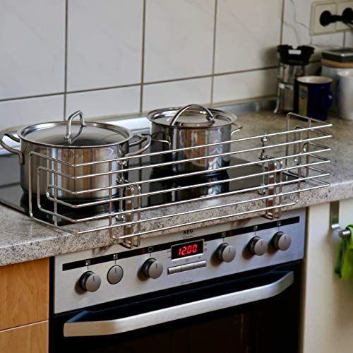 Premium Herdschutzgitter von BLAUSTEIN | Kaum auffällig und dennoch extra Schutz für Babys und Kinder | sekundenschnelles Anbringen