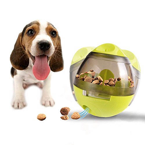 Vivi Bear Haustier-Ball, Tumbler Spielzeug Haustierfutter Spielzeug Ball interaktiver Leckerli, Ball für Hunde, erhöht IQ, Spaß und Ein, Beste Alternative zu Bowl Feeding