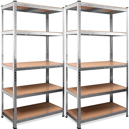 2x Regal Lagerregal Kellerregal Steckregal Werkstattregal Schwerlastregal 875kg