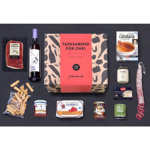 Präsentkorb - Ein Tapas-Abend für Zwei