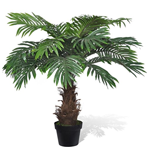 vidaXL Cycaspalme Kunstpalme Kunstpflanze Zimmerpflanze künstlich Cycas 80 cm