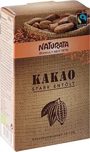 Naturata Kakaopulver, stark entölt (125 g) - Bio