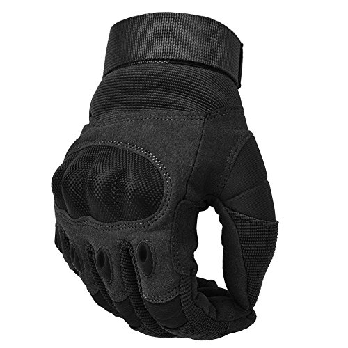 COTOP Motorrad Handschuhe, Hard Knuckle Handschuhe Motorrad Handschuhe Motorrad ATV Reiten Full Finger Handschuhe für Männer (XL)