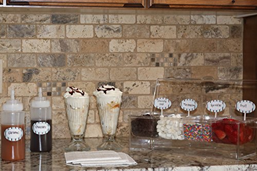 Oaklyn (6Pk) 14 Oz Kunststoff Spritzen Gewürz Dosierflaschen Mit Twist Auf Cap Kappen - Top Spender Für Ketchup Senf Mayo Heißen Soßen Olivenöl - Bulk-Klare Bpa Free Bbq Set