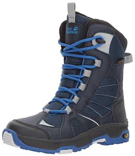 Jack Wolfskin Jungen Boys Snow Ride Texapore Trekking-& Wanderstiefel, Blau (Vibrant Blue), 30 EU