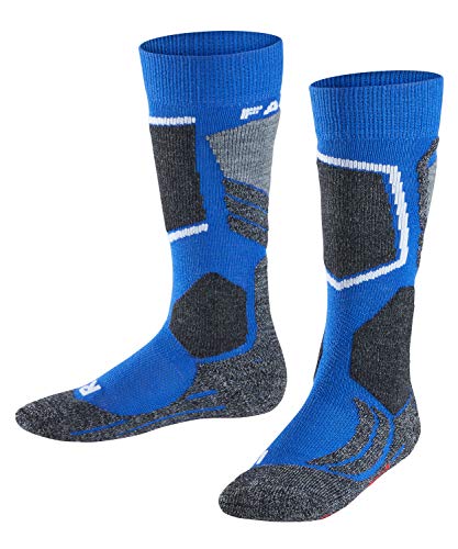 FALKE Kinder Skistrumpf SK 2 Kids, blau (Olympic), 35-38, 11432
