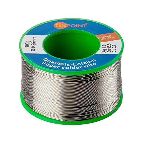 Fixpoint 51131 Lötzinn bleifrei 0,35mm, 100g Rolle