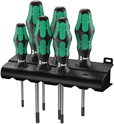 Wera Schraubendrehersatz 367/6 Kraftform Plus TORX + Rack, 6-teilig, 05028062001
