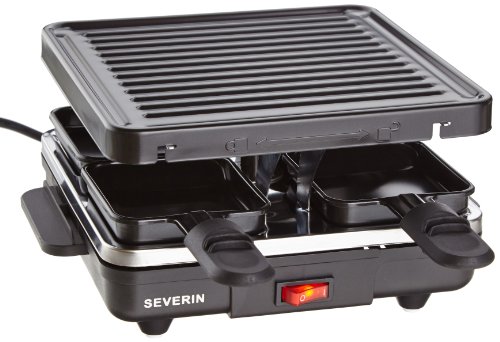 Severin RG 2686 Raclette-Grill, 4 Pfännchen