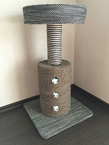 Lemio - 'Twist' Katzenbaum Kratztonne Kratzbaum Sisal - Möbel für Katzen