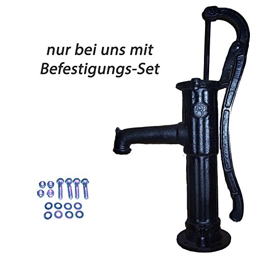 Schlichte Schwengelpumpe Typ75 - “komplett“ – auch als Gartenpumpe Handpumpe Wasserpumpe Brunnenpumpe Handschwengelpumpe für Garten Brunnen oder Regentonne bekannt !