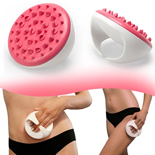 Lunata Anti Cellulite Massagebürste gegen Orangenhaut, Massagerolle, Massagegerät, Anti Cellulite Massagehandschuh